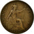 Monnaie, Grande-Bretagne, George V, 1/2 Penny, 1927, TB, Bronze, KM:824