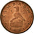 Moneda, Zimbabue, Cent, 1991, MBC, Bronce chapado en acero, KM:1a