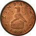 Coin, Zimbabwe, Cent, 1991, EF(40-45), Bronze Plated Steel, KM:1a