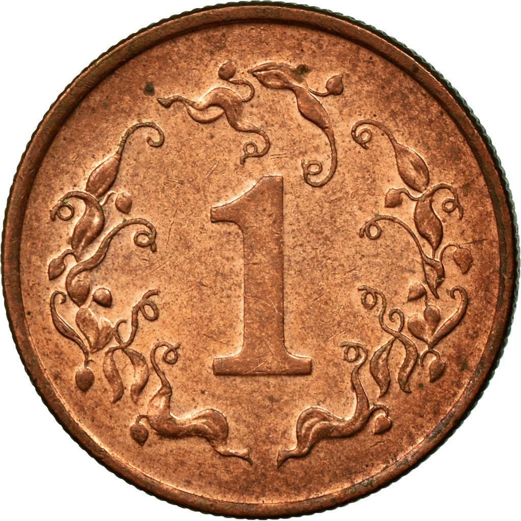 Coin, Zimbabwe, Cent, 1991, EF(40-45), Bronze Plated Steel, KM:1a