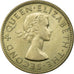 Monnaie, Rhodesia and Nyasaland, Elizabeth II, 2 Shillings, 1955, British Royal