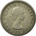 Moeda, Rodésia e Niassalândia, Elizabeth II, 3 Pence, 1962, British Royal
