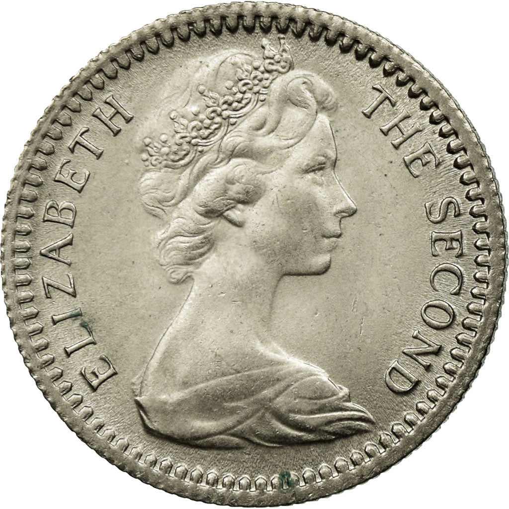 Monnaie, Rhodésie, Elizabeth II, 6 Pence = 5 Cents, 1964, British Royal Mint