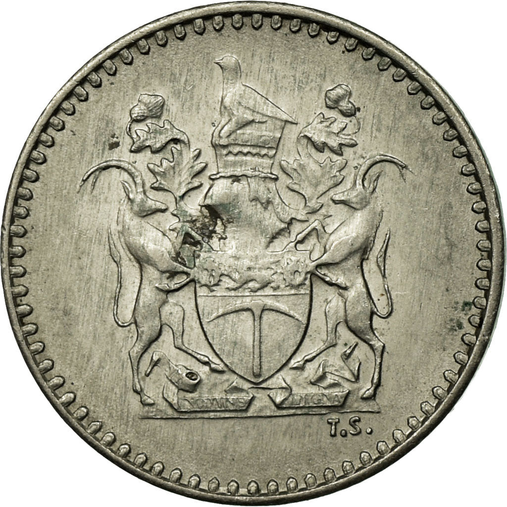 Coin, Rhodesia, 2-1/2 Cents, 1970, EF(40-45), Copper-nickel, KM:11