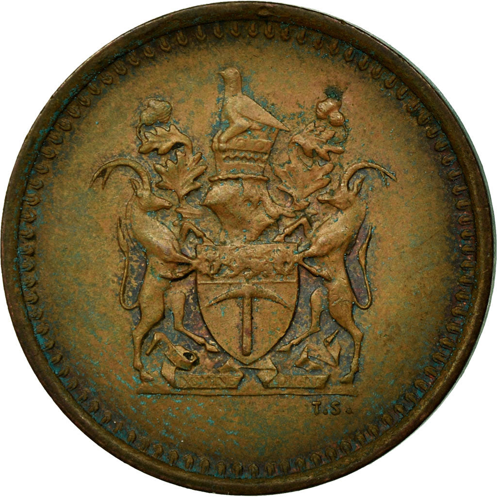Coin, Rhodesia, Cent, 1971, EF(40-45), Bronze, KM:10