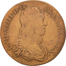 France, Royal, Token, EF(40-45), Copper, 27, Feuardent #387, 5.90