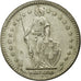 Coin, Switzerland, 2 Francs, 1944, EF(40-45), Silver, KM:21