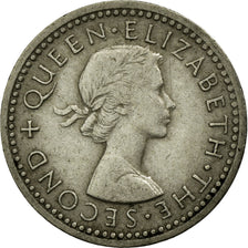 Coin, Rhodesia and Nyasaland, Elizabeth II, 3 Pence, 1956, British Royal Mint