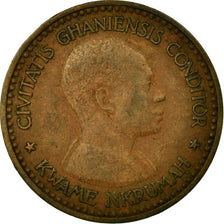 Coin, Ghana, 1/2 Penny, 1958, VF(20-25), Bronze, KM:1