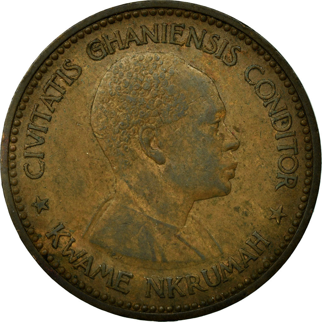 Monnaie, Ghana, Penny, 1958, TB, Bronze, KM:2