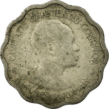 Coin, Ghana, 3 Pence, 1958, VF(20-25), Copper-nickel, KM:3