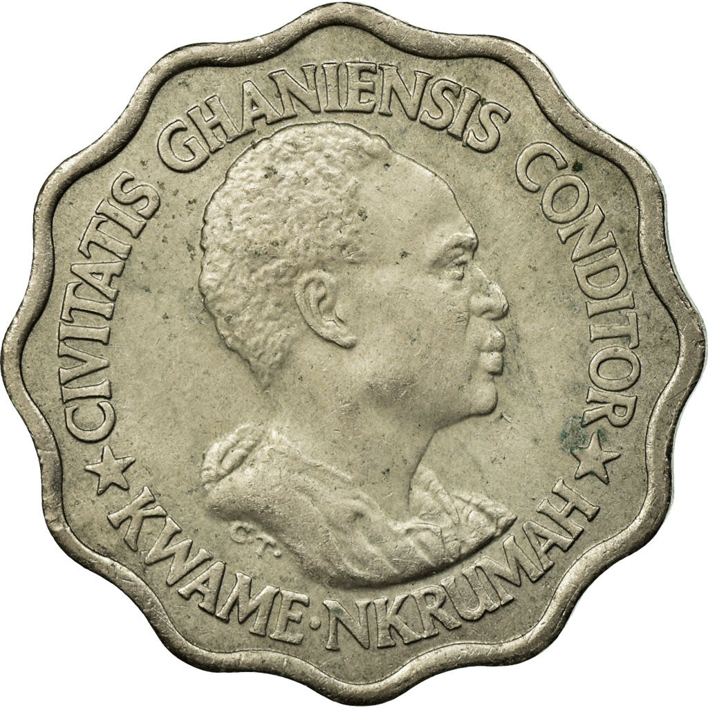 Coin, Ghana, 5 Pesewas, 1965, EF(40-45), Copper-nickel, KM:8
