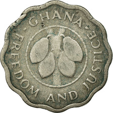 Moneta, Ghana, 2-1/2 Pesewas, 1967, MB+, Rame-nichel, KM:14