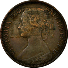 Coin, Great Britain, Victoria, Farthing, 1873, VF(20-25), Bronze, KM:747.2
