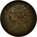 Coin, Great Britain, Victoria, Farthing, 1875, VF(20-25), Bronze, KM:753