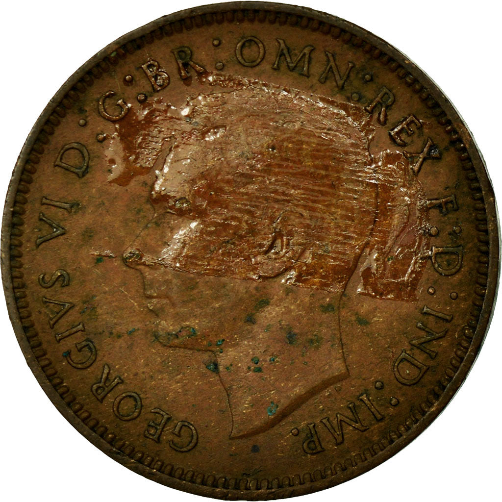 Munten, Groot Bretagne, George VI, Farthing, 1938, FR, Bronze, KM:843