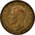 Munten, Groot Bretagne, George VI, Farthing, 1945, FR+, Bronze, KM:843
