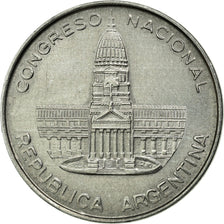 Coin, Argentina, Peso, 1984, EF(40-45), Aluminum, KM:91