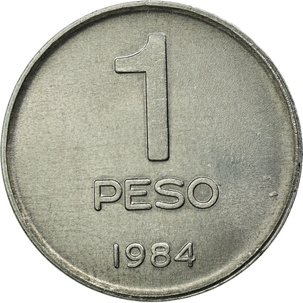 Monnaie, Argentine, Peso, 1984, TTB, Aluminium, KM:91
