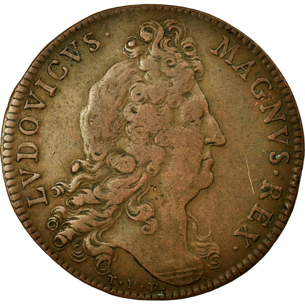 Francia, Token, Royal, BB, Rame, Feuardent:7226