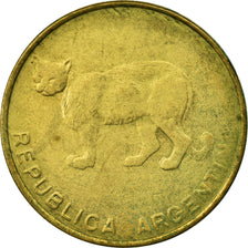 Moneda, Argentina, 5 Centavos, 1986, MBC, Latón, KM:97.2