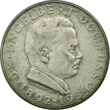 Moneta, Austria, 2 Schilling, 1934, EF(40-45), Srebro, KM:2852