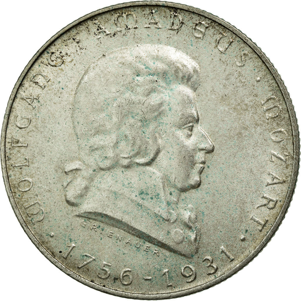 Coin, Austria, 2 Schilling, 1931, EF(40-45), Silver, KM:2847