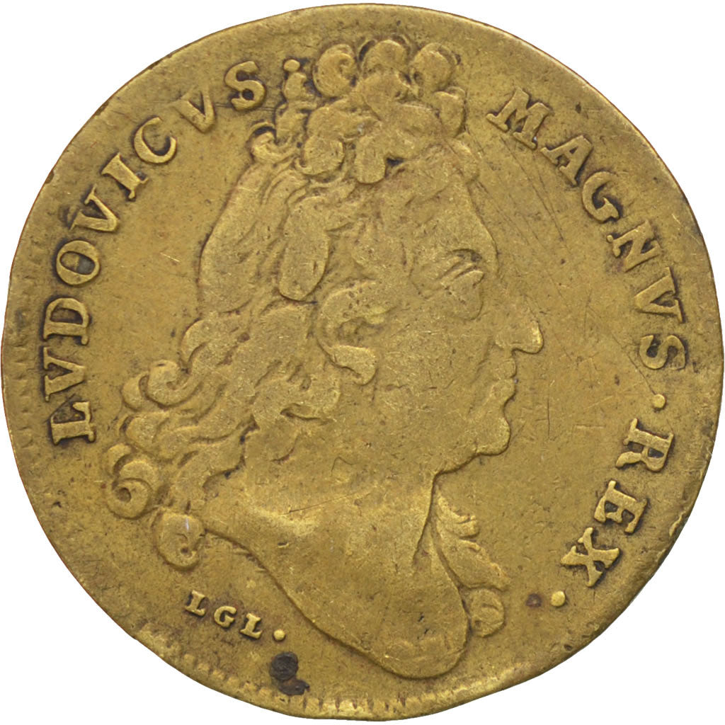 France, Royal, Token, AU(50-53), Brass, 26, Feuardent #10920, 5.10