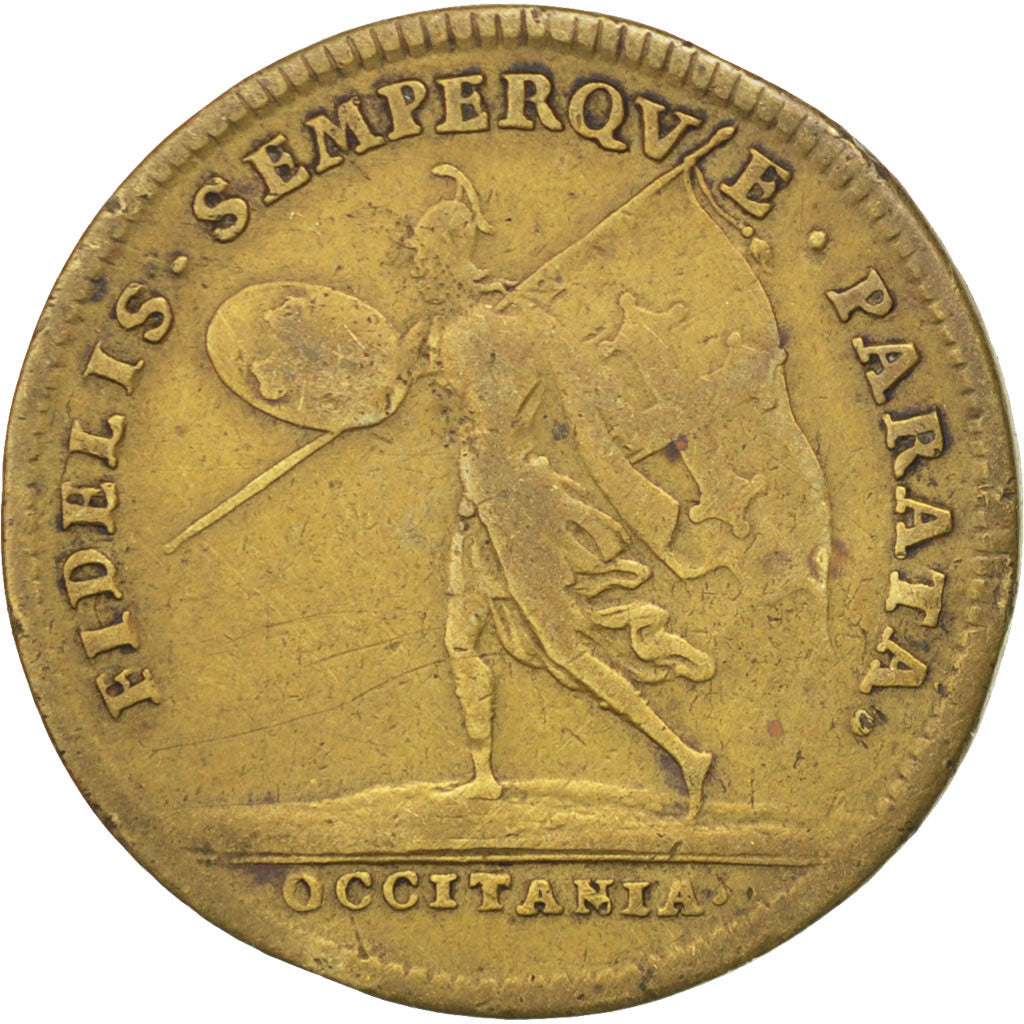 France, Royal, Token, AU(50-53), Brass, 26, Feuardent #10920, 5.10