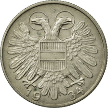 Coin, Austria, Schilling, 1934, EF(40-45), Copper-nickel, KM:2851