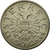 Coin, Austria, 50 Groschen, 1935, EF(40-45), Copper-nickel, KM:2854