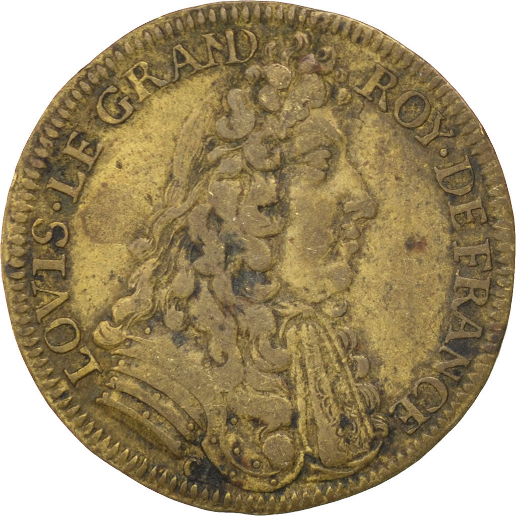 France, Royal, Token, AU(50-53), Brass, 25, Feuardent #913-924, 4.40