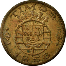 Coin, Timor, 30 Centavos, 1958, Lisbon, EF(40-45), Bronze, KM:11