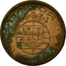 Coin, Timor, 10 Centavos, 1958, Lisbon, VF(30-35), Bronze, KM:10