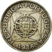 Coin, Mozambique, 10 Escudos, 1936, EF(40-45), Silver, KM:67
