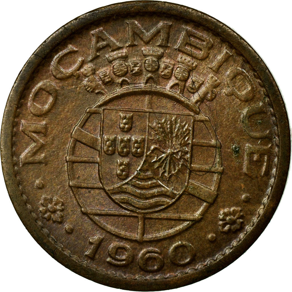 Coin, Mozambique, 10 Centavos, 1960, VF(30-35), Bronze, KM:83