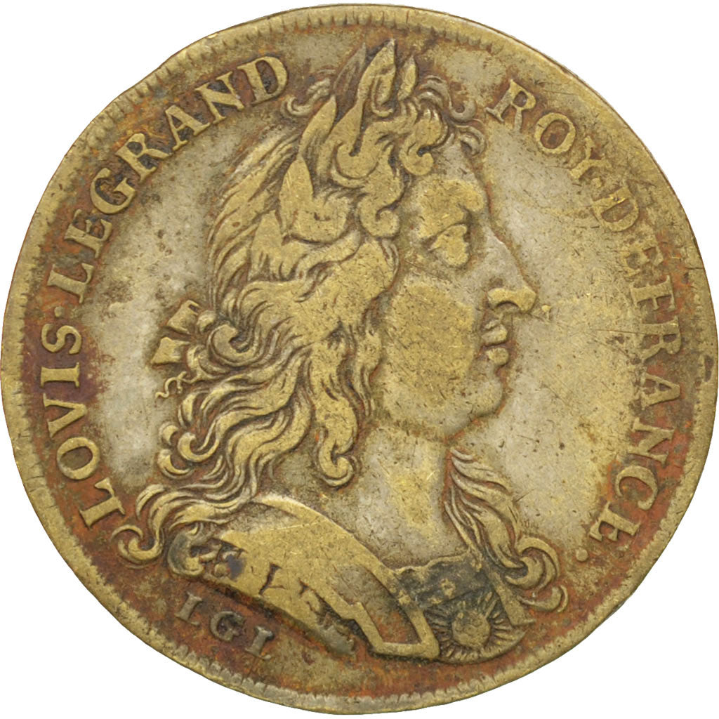 France, Royal, Token, AU(50-53), Brass, 25, Feuardent #913-924, 4.30