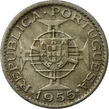 Coin, Mozambique, 2-1/2 Escudos, 1955, EF(40-45), Copper-nickel, KM:78
