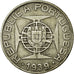 Munten, SINT THOMAS & PRINCE EILAND, 10 Escudos, 1939, ZF, Zilver, KM:7