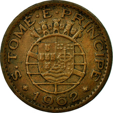 Coin, SAINT THOMAS & PRINCE ISLAND, 50 Centavos, 1962, VF(30-35), Bronze