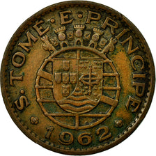 Coin, SAINT THOMAS & PRINCE ISLAND, Escudo, 1962, VF(30-35), Bronze, KM:18