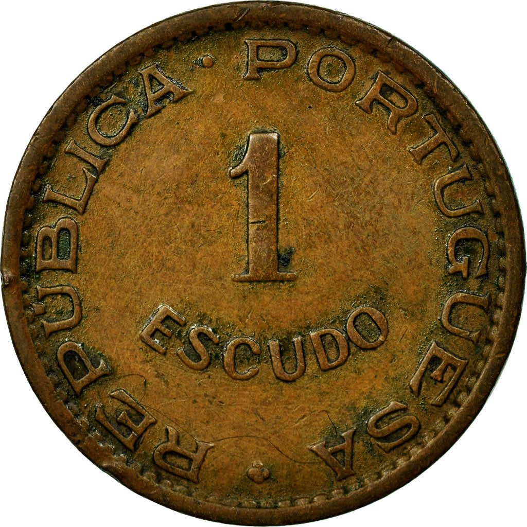 Coin, SAINT THOMAS & PRINCE ISLAND, Escudo, 1962, VF(30-35), Bronze, KM:18