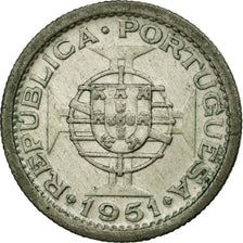 Moeda, ILHA DE SÃO TOMÉ E PRÍNCIPE, 2-1/2 Escudos, 1951, EF(40-45), Prata