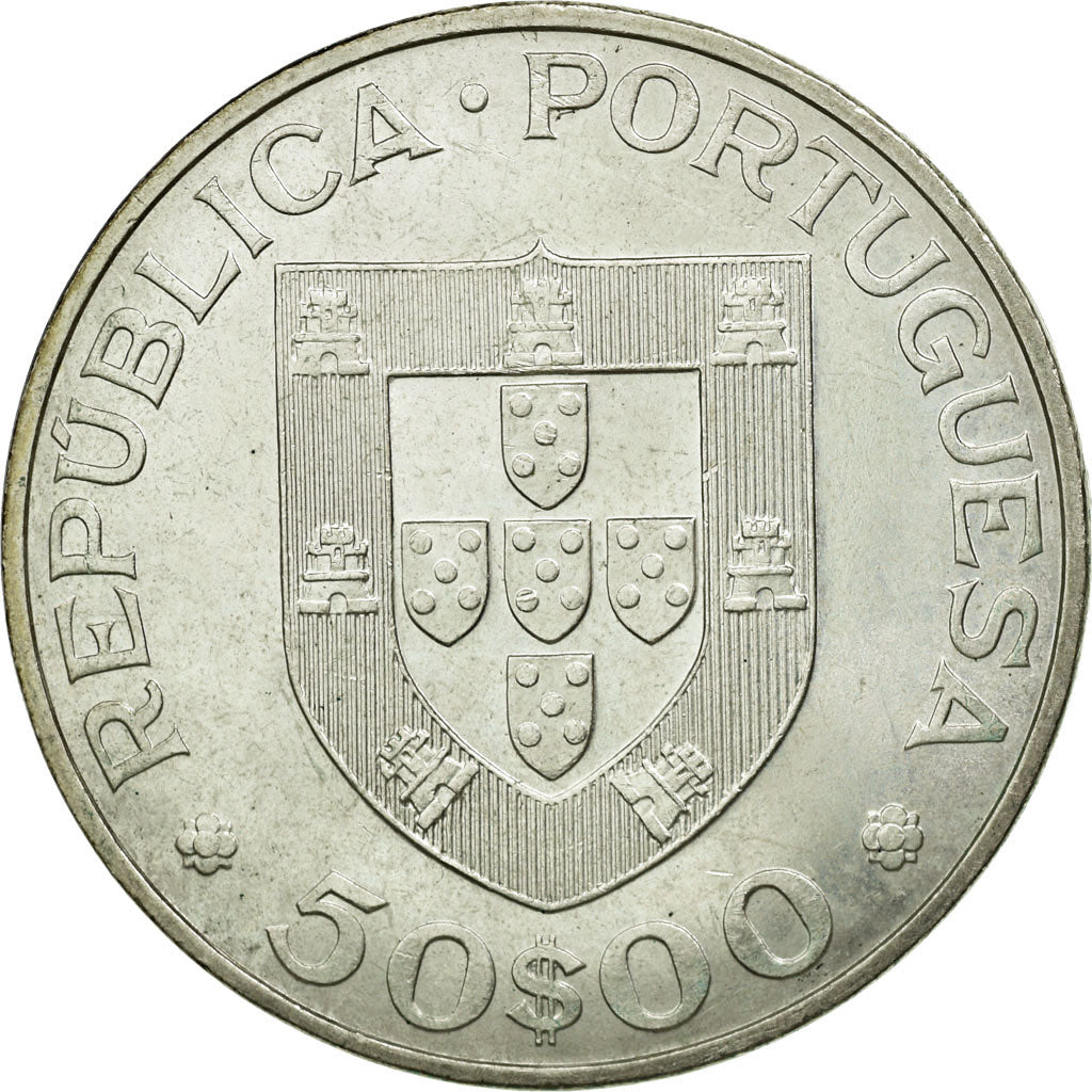 Monnaie, Portugal, 50 Escudos, 1969, TTB+, Argent, KM:599
