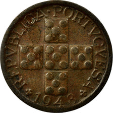 Coin, Portugal, 10 Centavos, 1948, VF(30-35), Bronze, KM:583