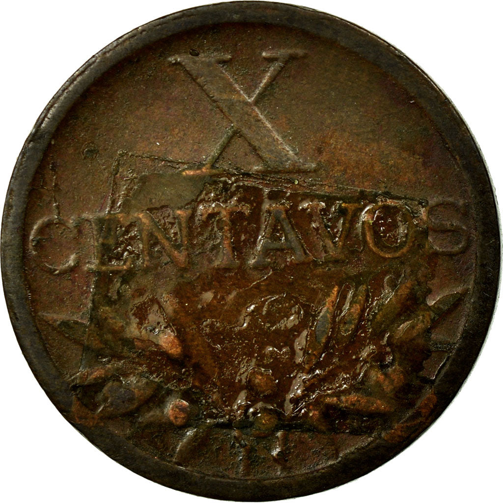 Coin, Portugal, 10 Centavos, 1948, VF(30-35), Bronze, KM:583