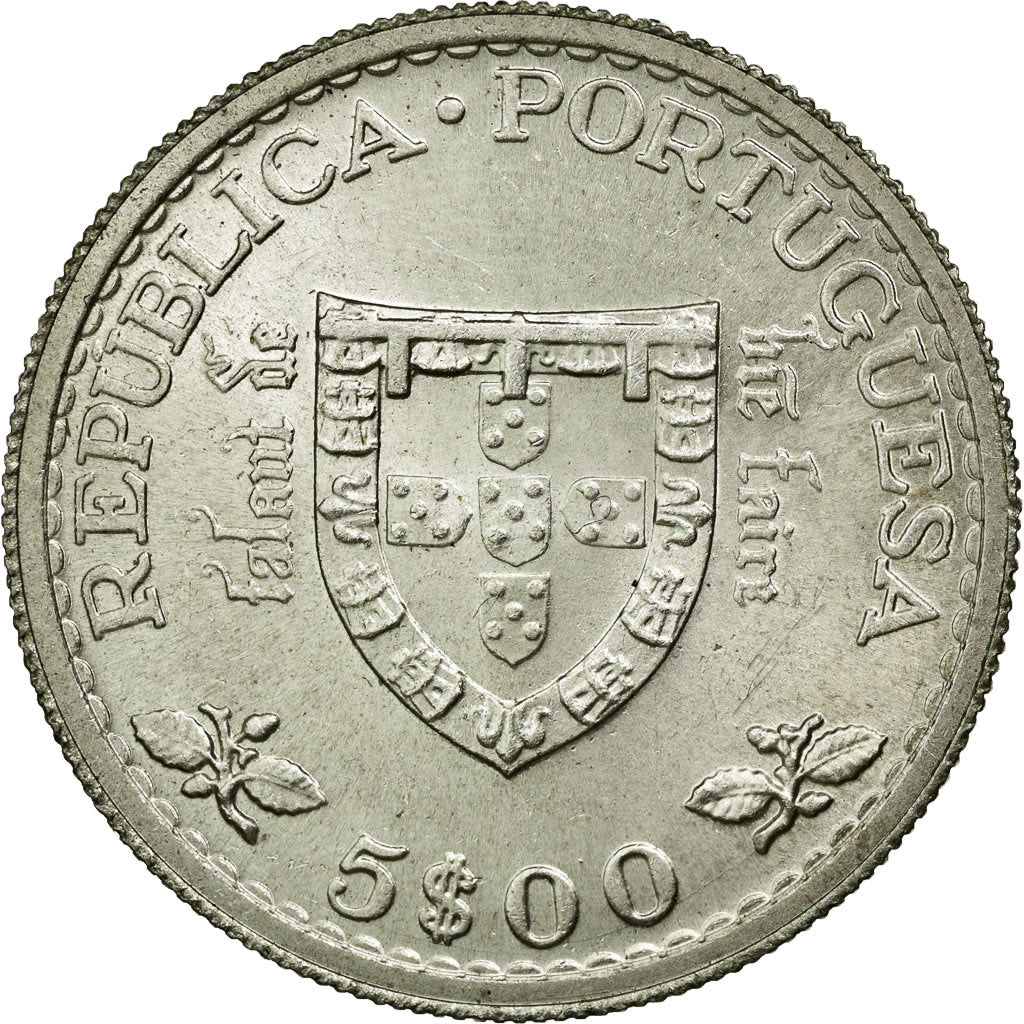 Monnaie, Portugal, 5 Escudos, 1960, Lisbonne, SUP, Argent, KM:587