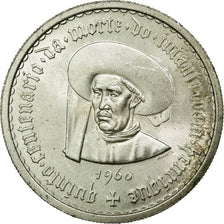 Moneda, Portugal, 10 Escudos, 1960, Lisbon, EBC, Plata, KM:588
