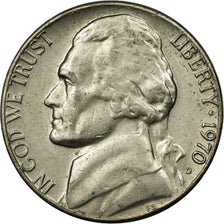 Münze, Vereinigte Staaten, Jefferson Nickel, 5 Cents, 1970, U.S. Mint, Denver