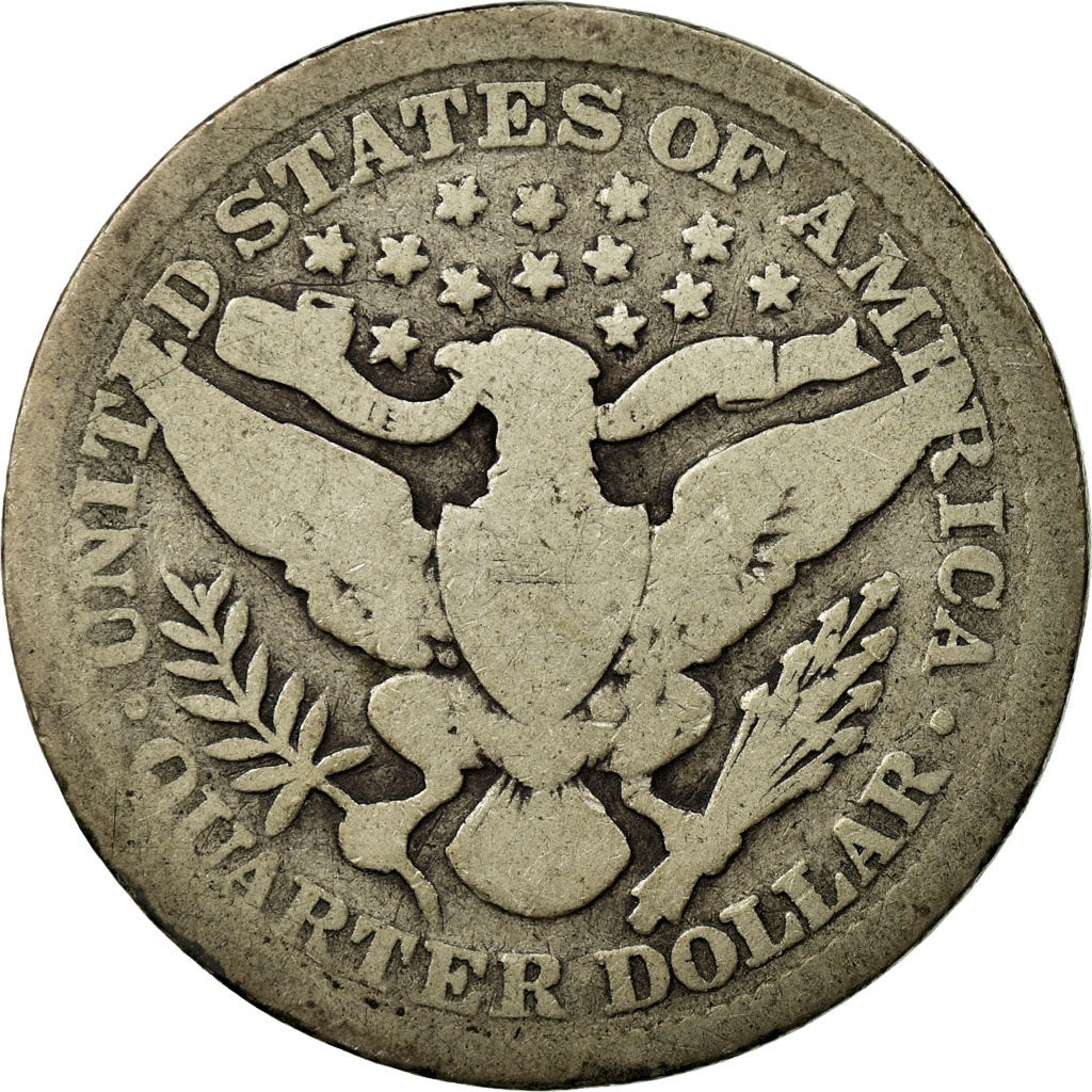 Moneda, Estados Unidos, Barber Quarter, Quarter, 1898, U.S. Mint, Philadelphia